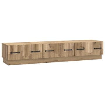 Vidaxl TV omarica Artisan hrast 147 x 34,5 x 27 cm Inženirski les