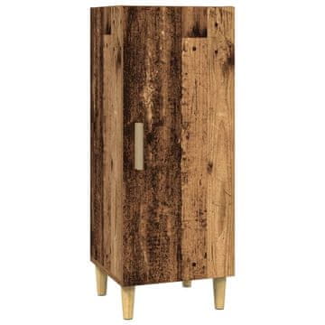 Vidaxl Strani šal Star les 34,5 x 34 x 90 cm Konstruiran les
