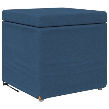 Vidaxl Stolica Modra 41 x 41 x 40 cm Tkanina in obdelano les