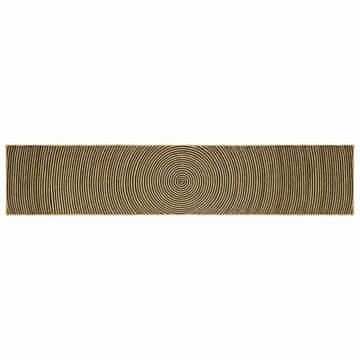 Vidaxl Preproge za površine Črna 60 x 400 cm Juta