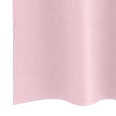 Vidaxl Zavese za zatemnitev z obroči 2 szt. Baby roza 260 x 140 cm
