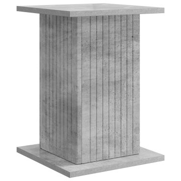 Vidaxl Stojalo za rastline Betonsko siva 30,5 x 30 x 43 cm