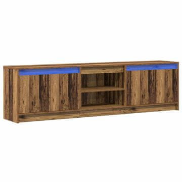 Vidaxl TV enote 2 szt. Rjava 180 x 34 x 50 cm Konstruiran les