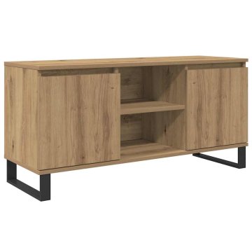 Vidaxl TV omarica Umetni hrast 104 x 35 x 50 cm Konstruiran les