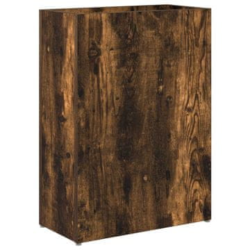 Vidaxl Stojalo za dežnik Dimljeni oreh 40 x 20 x 55,5 cm