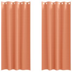 Vidaxl Zavese za zatemnitev z obroči 2 szt. Terakota 260 x 140 cm