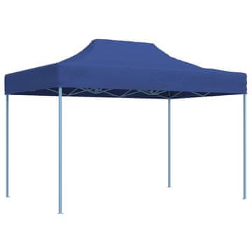 Vidaxl Zabavni šotor Modra 280 x 410 x 315 cm Oxford tkanina