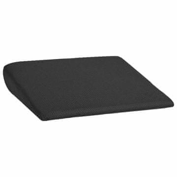 Vidaxl Blazina za sedež Črna 39 x 38 x 8,5 cm PU pena