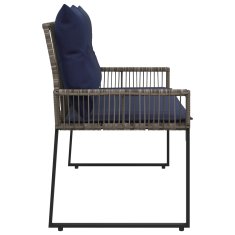 Vidaxl Zunanja klop 2 -Seater 4 kos 110 x 59 x 82 cm poli ratan