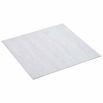 Vidaxl Samolepilne Talne Plošče Bela 30,5 x 30,5 cm 20 kos PVC