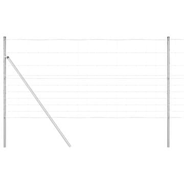 Vidaxl Sistem za pritrditev varjene žične ograje 50 x 1,2 m (Š x V)