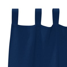 Vidaxl Zavese za zatemnitev z obroči 2 szt. Temno modra 175 x 140 cm