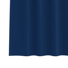 Vidaxl Zavese za zatemnitev z obroči 2 szt. Temno modra 175 x 140 cm
