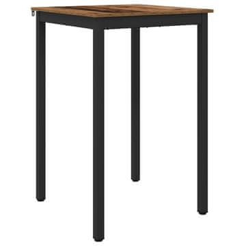 Vidaxl Stoječ miza za bar Inženirski les Kvadrat