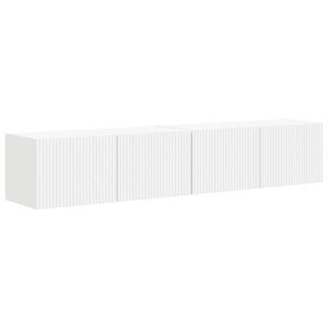 Vidaxl TV stenska omara 2 szt. Bela 78,5 x 31 x 29,5 cm Konstruiran les