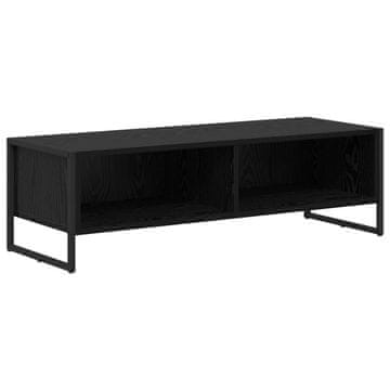 Vidaxl TV omarica 100 x 36.5 x 30.5 cm Črna Orehovina Konstruiran les