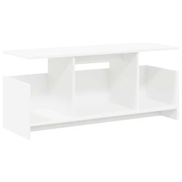 Vidaxl TV stojalo Bela 102 x 35 x 45 cm Konstruiran les