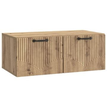 Vidaxl Omarica za TV, ki jo lahko montiraš na steno Artisan hrast