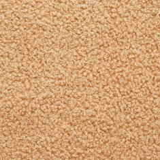 Vidaxl klop Enobarvno Bež 110 x 40 x 46 cm Bouclé