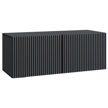 Vidaxl Omarica za TV, ki jo lahko montiraš na steno Črna