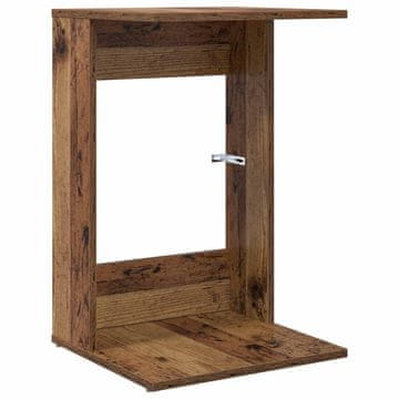 Vidaxl Stranska miza Star les 40 x 38 x 62,5 cm Konstruiran les