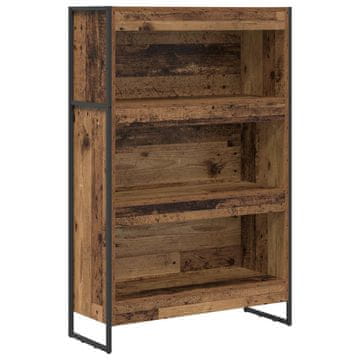 Vidaxl Knjigovni omar Star les 80 x 30 x 121 cm Konstruiran les