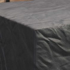 Vidaxl Prevleka za pohištvo Enobarvno Črna 250 x 210 x 70 cm 210D