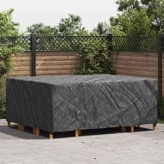 Vidaxl Prevleka za pohištvo Enobarvno Črna 250 x 210 x 70 cm 210D
