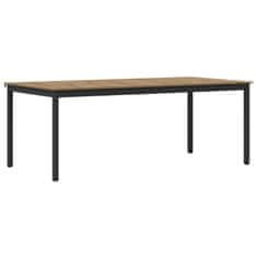 Vidaxl Jedilne mize 200 x 100 x 75 cm Inženirski les Pravokotna