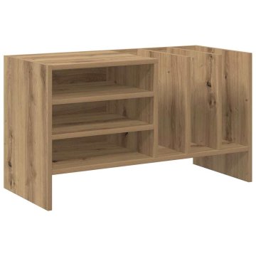 Vidaxl Omara za plošče Umetni hrast 78,5 x 35 x 45 cm Inženirski les