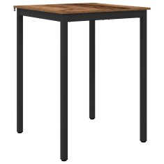Vidaxl Stoječ miza za bar Inženirski les Kvadrat