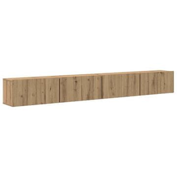 Vidaxl Komplet TV omaric 4 szt. Umetni hrast 60 x 30 x 30 cm