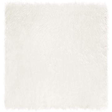 Vidaxl Preproga iz umetnega ovčjega krzna TAFALLA Bela 120 x 120 cm