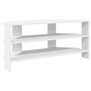 Vidaxl KotnaTVomara Bela 102x40,5x45cm Konstruiran les