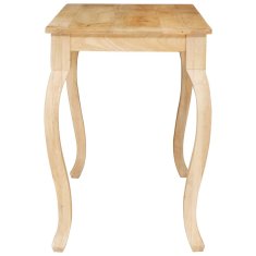 Vidaxl Klubska miza Rjava 110 x 55 x 77 cm Masiven les manga
