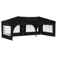 Vidaxl Zložljivi šotor za zabave 574 x 289 x 245 cm Antracit