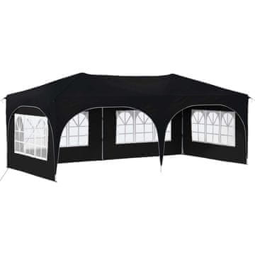 Vidaxl Zložljivi šotor za zabave 575 x 288 x 245 cm Antracit