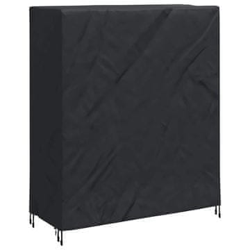 Vidaxl Pokrov za pingpong mizo Enobarvno Črna 165 x 70 x 185 cm blago