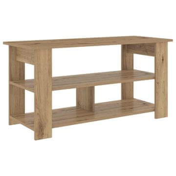Vidaxl Stojalo za TV Umetni hrast 100 x 40 x 50 cm