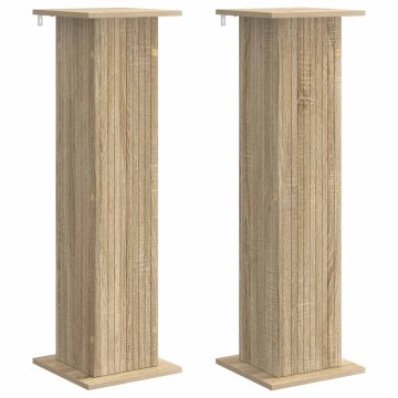 Vidaxl Stojalo za rastline 2 kos Sonoma hrast 30,5 x 30 x 100,5 cm