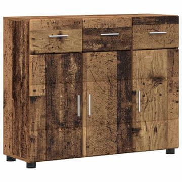 Vidaxl Strani šal FLORIN Star les 88,5 x 30,5 x 73 cm Konstruiran les
