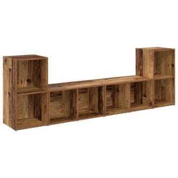 Vidaxl Komplet TV omaric 4 szt. Star les 37 x 37 x 72 cm