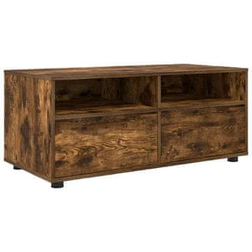 Vidaxl TV omarica Dimljeni oreh 100 x 48 x 43 cm Konstruiran les