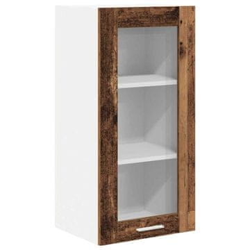 Vidaxl Viseča omarica z vrati Star les 40 x 31 x 80 cm Konstruiran les