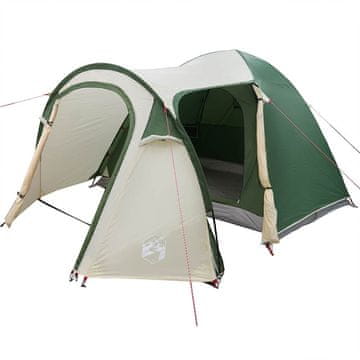 Vidaxl Šotor z dome Kupola s streho Zelena 384 x 254 x 170 cm