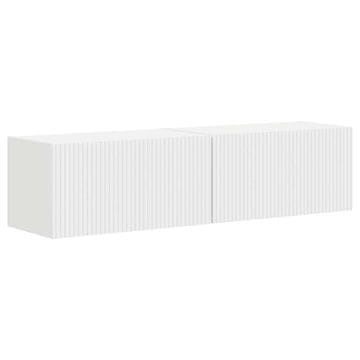 Vidaxl TV stenska omara 2 szt. Bela 60 x 31 x 29,5 cm Konstruiran les