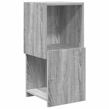 Vidaxl Kotna omarica Siva Sonoma 30,5x30x65cm Konstruiran les