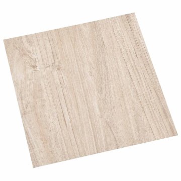 Vidaxl Samolepilne Talne Plošče Svetlo rjava in bela 30,5 x 30,5 cm