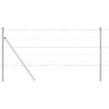 Vidaxl Sistem za pritrditev varjene žične ograje 50 x 0,8 m (Š x V)