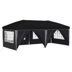 Vidaxl Zložljivi šotor za zabave 575 x 288 x 245 cm Antracit